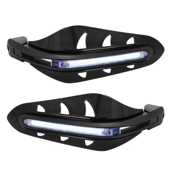 Protège-mains universels 7/8" (22 mm) pour moto avec LED